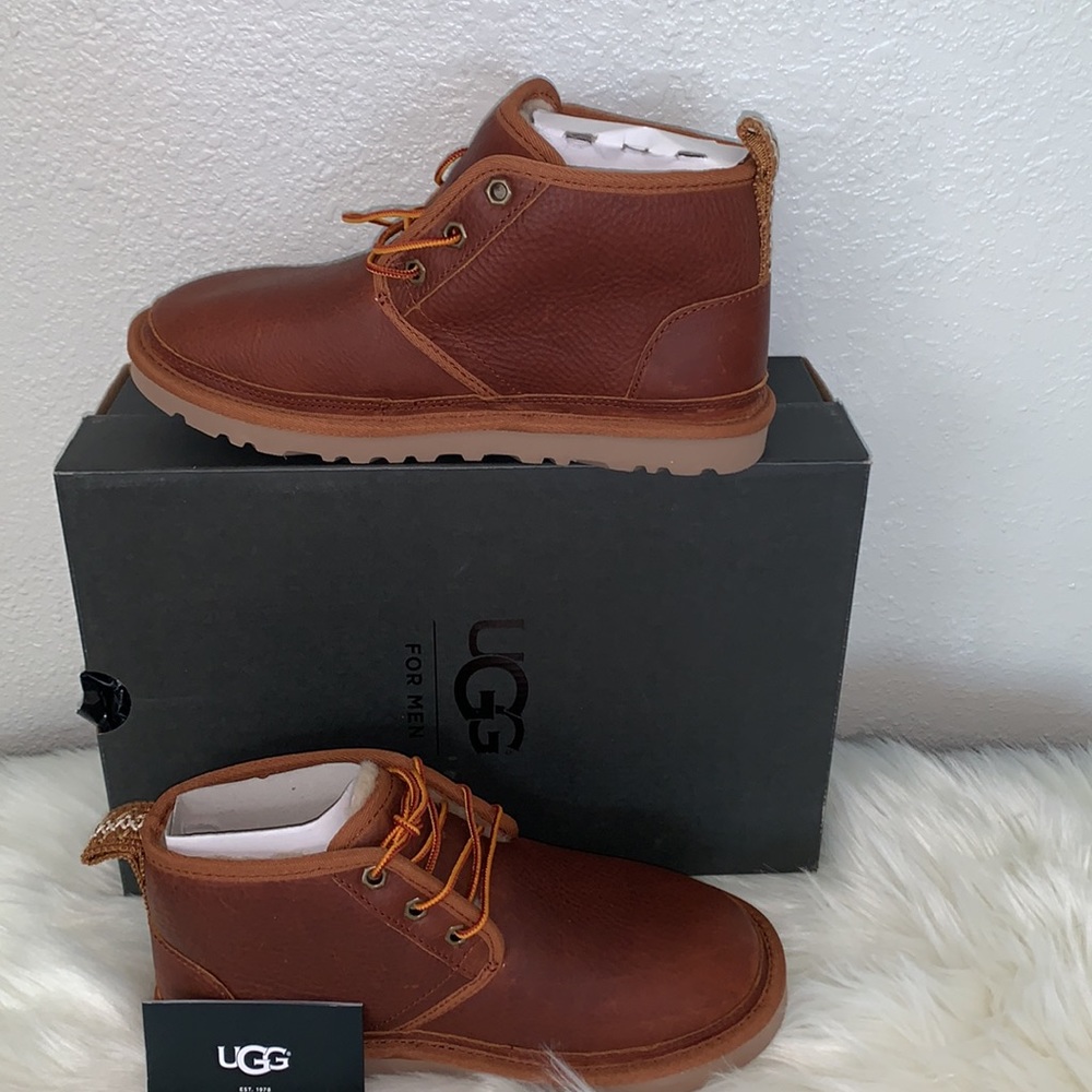 UGG Australia Neumel Leather Men's Boot - Picture 3 of 8
